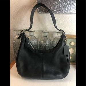 Coach Vintage Coach Legacy Leather Black Purse 9342